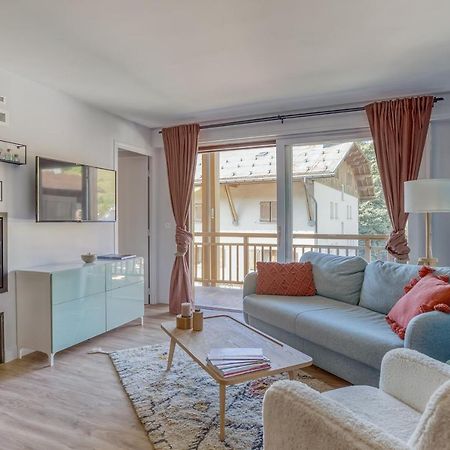 Rare ! Appartement rénové dans le village piéton de Megève Exterior foto