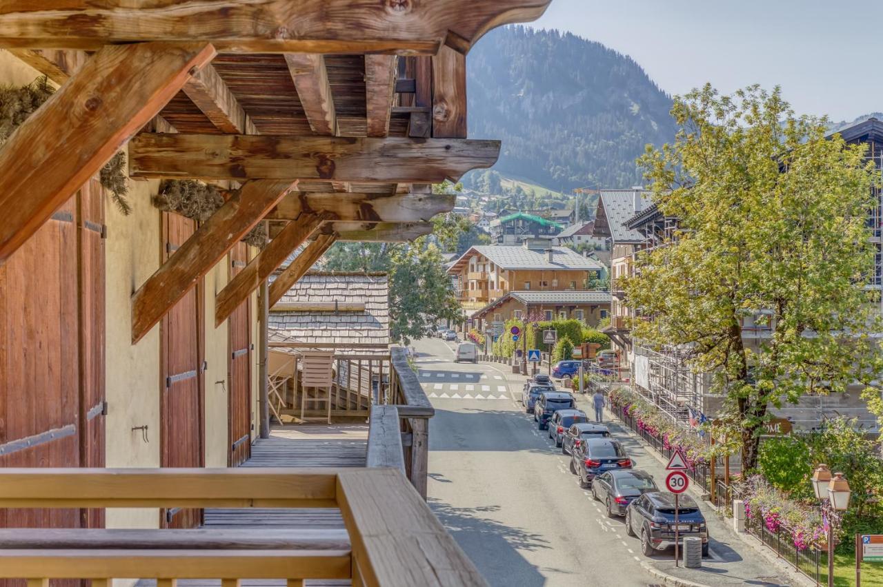 Rare ! Appartement rénové dans le village piéton de Megève Exterior foto